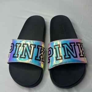 Lightly Worn PINK Slides